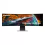 Samsung G95SC arvutimonitor 124,5 cm (49 tolli) 5120 x 1440 pikslit Dual QHD OLED hõbedane