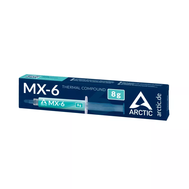 ARCTIC MX-6 ULTIMATE Performance Thermal Paste, Termopasta, Hall, 8 g, 1 tk, 27 mm, 121 mm