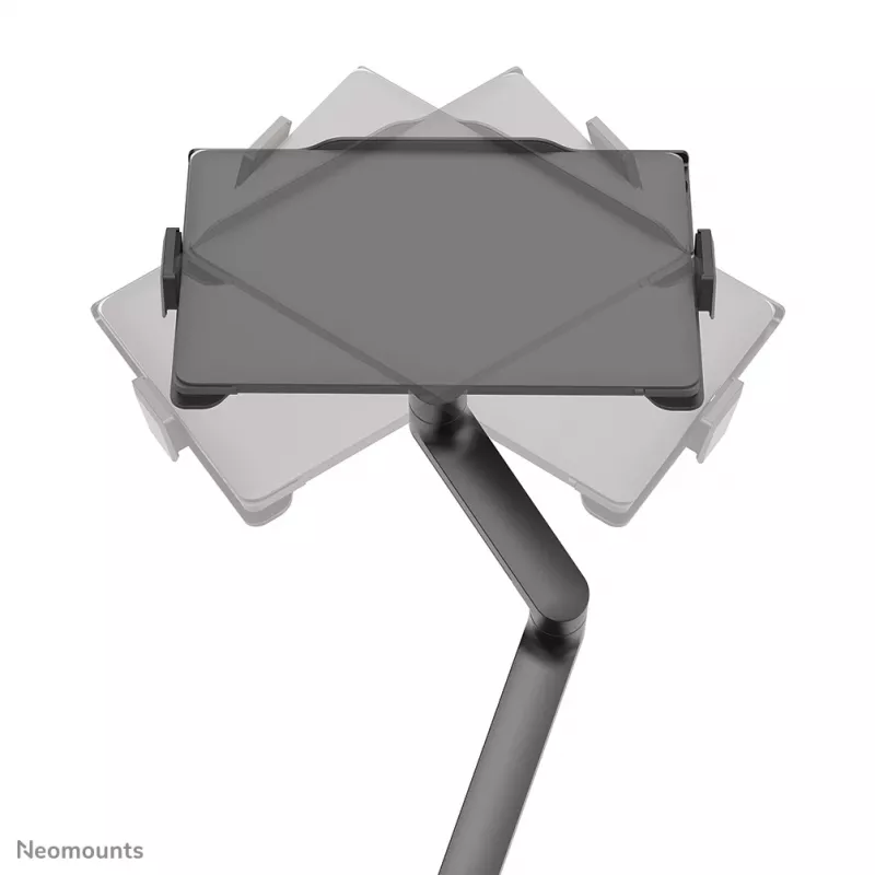 Neomounts DS20-425BL1 sülearvuti hoidikuga monitori käsi 11,6–17,3 tolli – ruumisäästlik