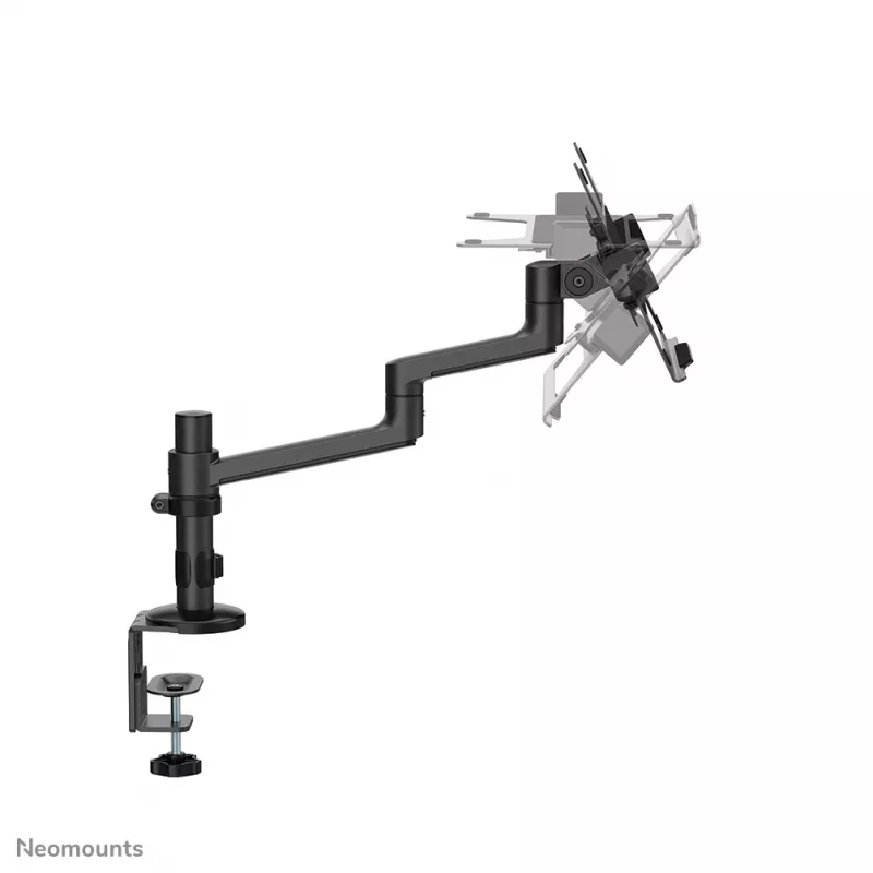 Neomounts DS20-425BL1 sülearvuti hoidikuga monitori käsi 11,6–17,3 tolli – ruumisäästlik