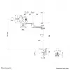 Neomounts DS60-425BL1 Monitori käsi 17-27 tolli - ruumi kokkuhoid