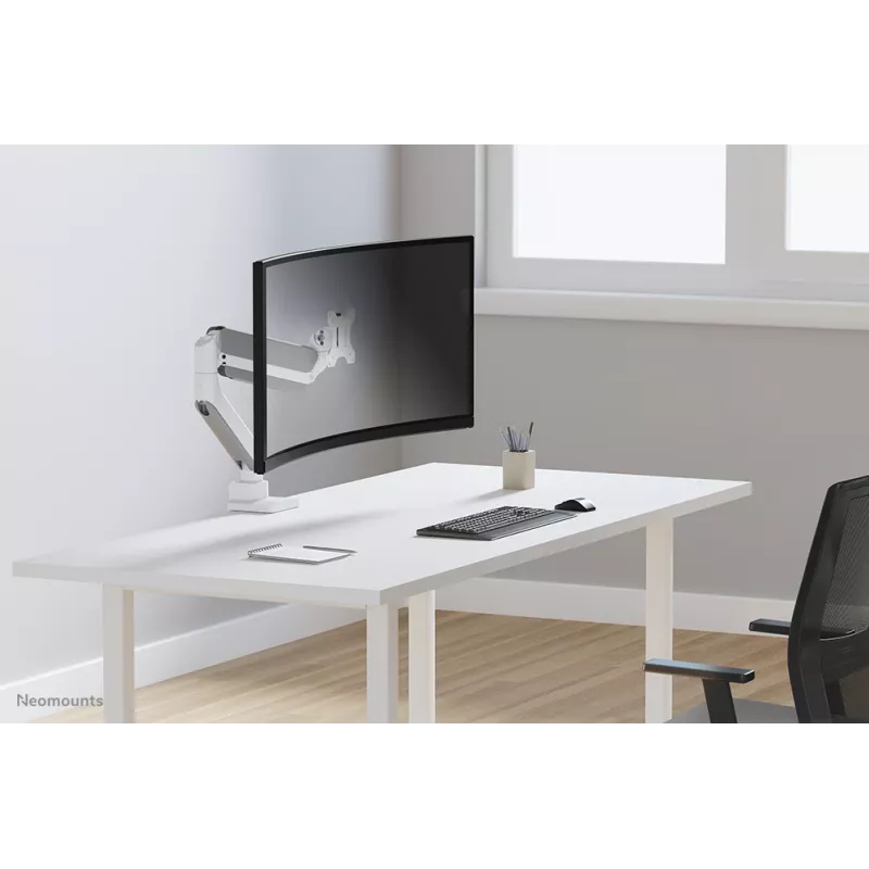 Neomounts DS70PLUS-450WH1 monitori käsi 17-49 tolli - gaasvedru - Topfix - 180°-stopp