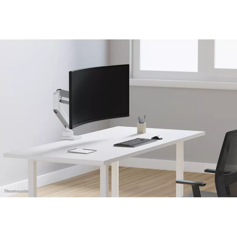 Neomounts DS70PLUS-450WH1 monitori käsi 17-49 tolli - gaasvedru - Topfix - 180°-stopp