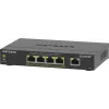NETGEAR 5-pordine Gigabit Ethernet PoE+ Plus lüliti (GS305EP) hallatav L2/L3 Gigabit Ethernet (10/100/1000) Power over Ethernet (PoE) must