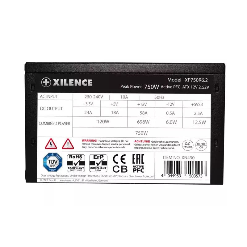 Toiteplokk Xilence XN430 750 W