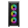 PC Midi Torni korpus XILENCE XG151 — must, toetab ATX/Micro-ATX/Mini-ITX, alumine toiteplokk, 2x 3,5 tolli + 4x 2,5 tolli pesa