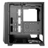 PC Midi Torni korpus XILENCE XG151 — must, toetab ATX/Micro-ATX/Mini-ITX, alumine toiteplokk, 2x 3,5 tolli + 4x 2,5 tolli pesa
