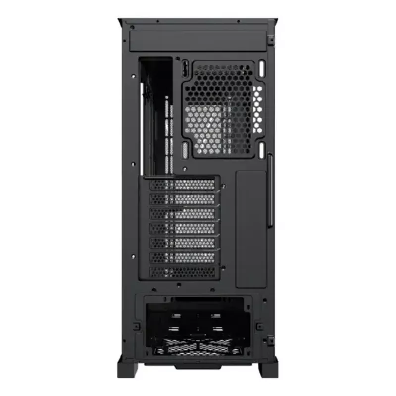 PC Midi Torni korpus XILENCE XG151 — must, toetab ATX/Micro-ATX/Mini-ITX, alumine toiteplokk, 2x 3,5 tolli + 4x 2,5 tolli pesa