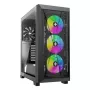 PC Midi Torni korpus XILENCE XG151 — must, toetab ATX/Micro-ATX/Mini-ITX, alumine toiteplokk, 2x 3,5 tolli + 4x 2,5 tolli pesa