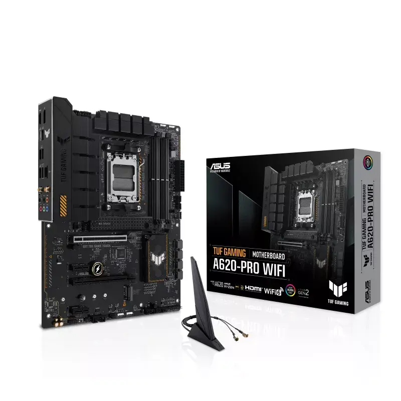 Emaplaat ASUS TUF GAMING A620-PRO WIFI AMD A620 Socket AM5 ATX
