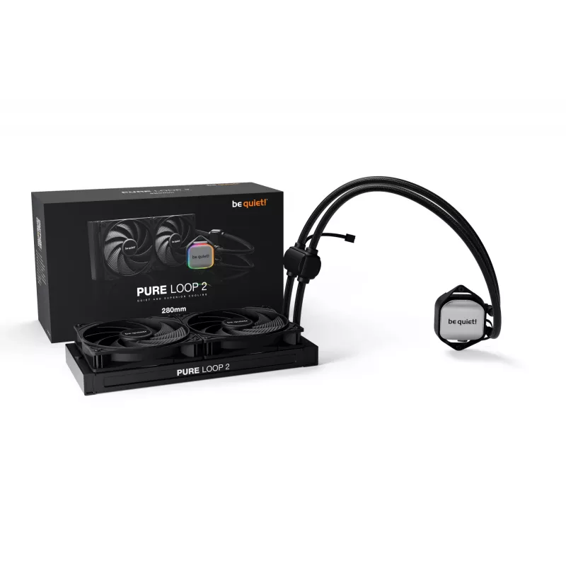 be quiet Pure Loop 2 | 280mm protsessori universaalne vedelikjahutus 14 cm must 1 tk