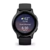 Nutikell GARMIN Vivoactive 5 Must – 42 mm korpus, AMOLED 1,2 tolli, GPS/GLONASS/Galileo, 5 ATM, optiline pulss, SpO2, 11-päevane aku
