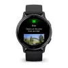 Nutikell GARMIN Vivoactive 5 Must – 42 mm korpus, AMOLED 1,2 tolli, GPS/GLONASS/Galileo, 5 ATM, optiline pulss, SpO2, 11-päevane aku