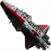 LEGO Star Wars Republic Venator Class Attack Cruiser 75367 — konstruktsioonikomplekt, 5 374 tk, 320×1 090×540 mm, 2 minifiguuri, vanus 18+