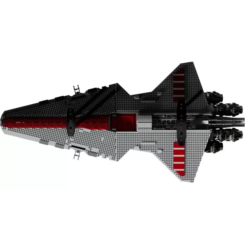 LEGO Star Wars Republic Venator Class Attack Cruiser 75367 — konstruktsioonikomplekt, 5 374 tk, 320×1 090×540 mm, 2 minifiguuri, vanus 18+