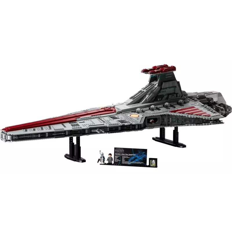 LEGO Star Wars Republic Venator Class Attack Cruiser 75367 — konstruktsioonikomplekt, 5 374 tk, 320×1 090×540 mm, 2 minifiguuri, vanus 18+