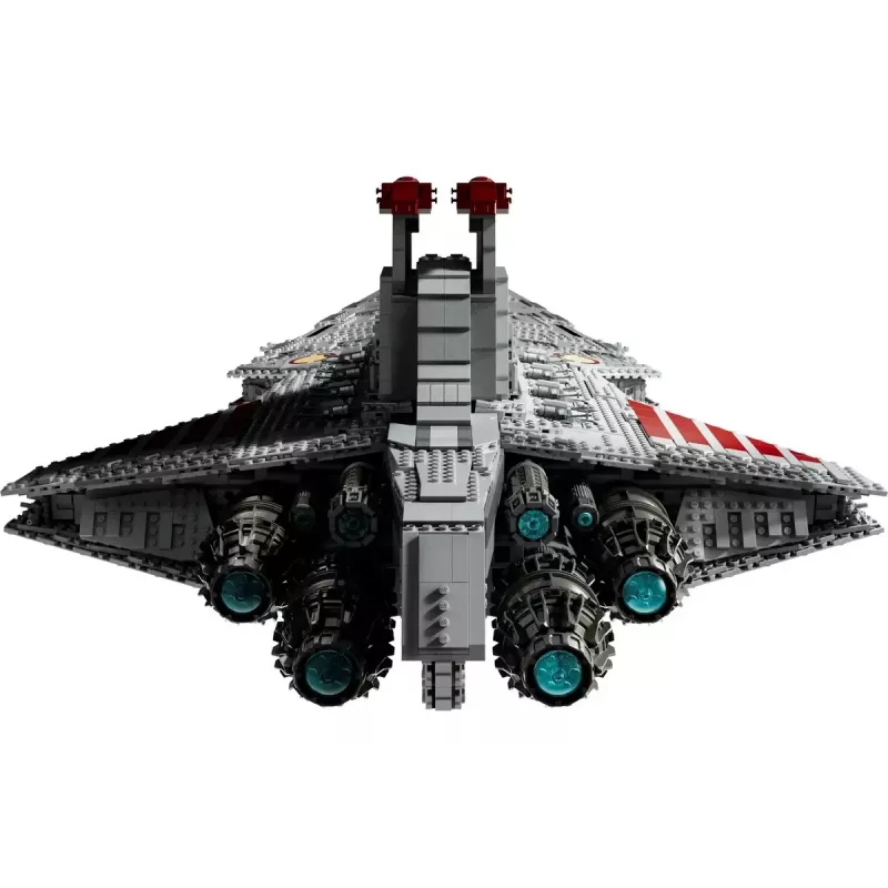 LEGO Star Wars Republic Venator Class Attack Cruiser 75367 — konstruktsioonikomplekt, 5 374 tk, 320×1 090×540 mm, 2 minifiguuri, vanus 18+