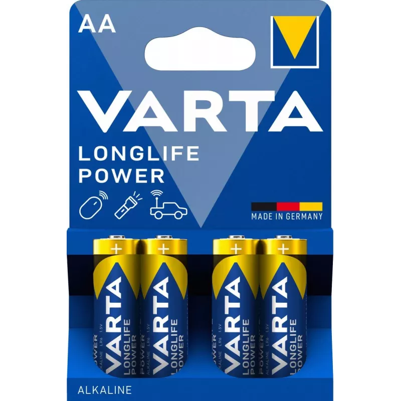 VARTA Longlife Power Mignon AA LR06 1x4