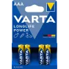 VARTA Aku Longlife Power Micro AAA LR03 1x4
