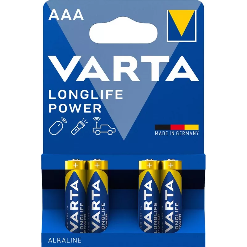 VARTA Aku Longlife Power Micro AAA LR03 1x4