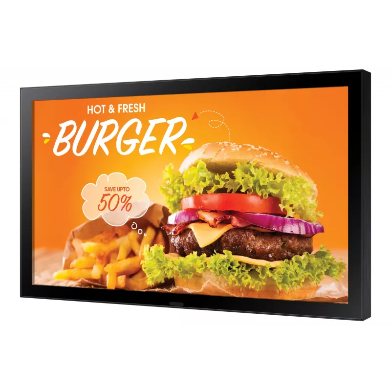 Samsung OH24B Digitaalne infotahvel lameekraan 61 cm (24 tolli) LCD Wi-Fi 1500 cd/m² Full HD Must Sisseehitatud protsessor Tizen 6.5 24/7