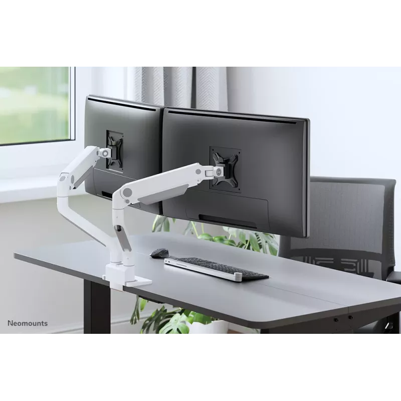 Neomounts DS70S-950WH2 Monitorivars 17-35 tolli - gaasvedru - Topfix - 180°-stop
