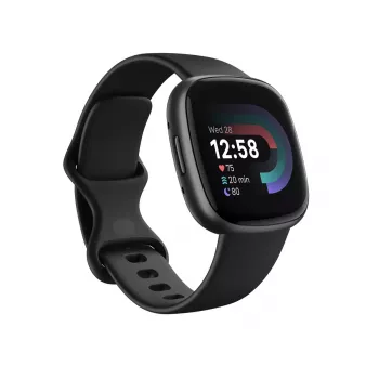 Nutikell Fitbit Versa 4 Graphite Must
