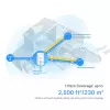 TP-Link 4G+ AX3000 Whole Home Mesh WiFi 6 Gateway, valge, sisemine, Mesh-ruuter, ≤20 dBm (2,4 GHz); ≤23 dBm (5 GHz), kahesageduslik (2,4 GHz / 5 GHz), Wi-Fi 6 (802.11ax)