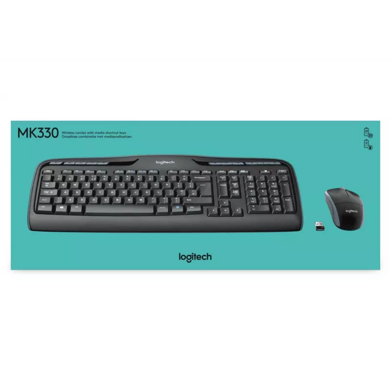 LOGITECH Wireless Combo Mk330 - Qwerty Int'l Nsea