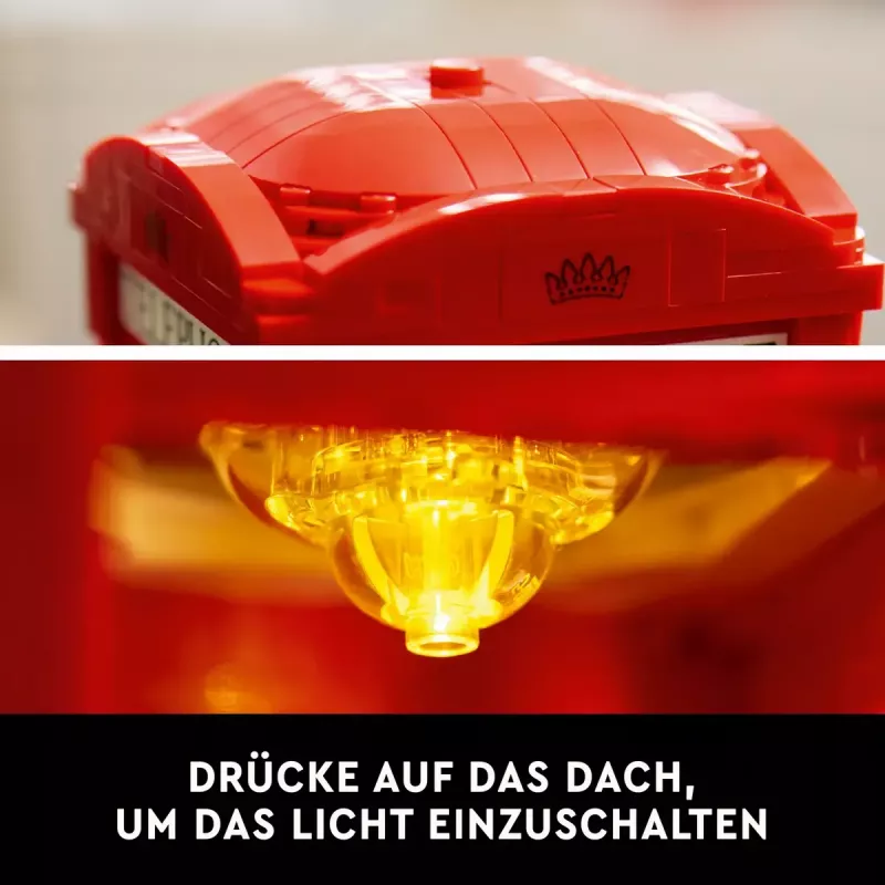 LEGO Red London Telephone Box 21347 ehituskomplekt – modulaarne kollektsioneeritav komplekt, 1460 tk, 18+
