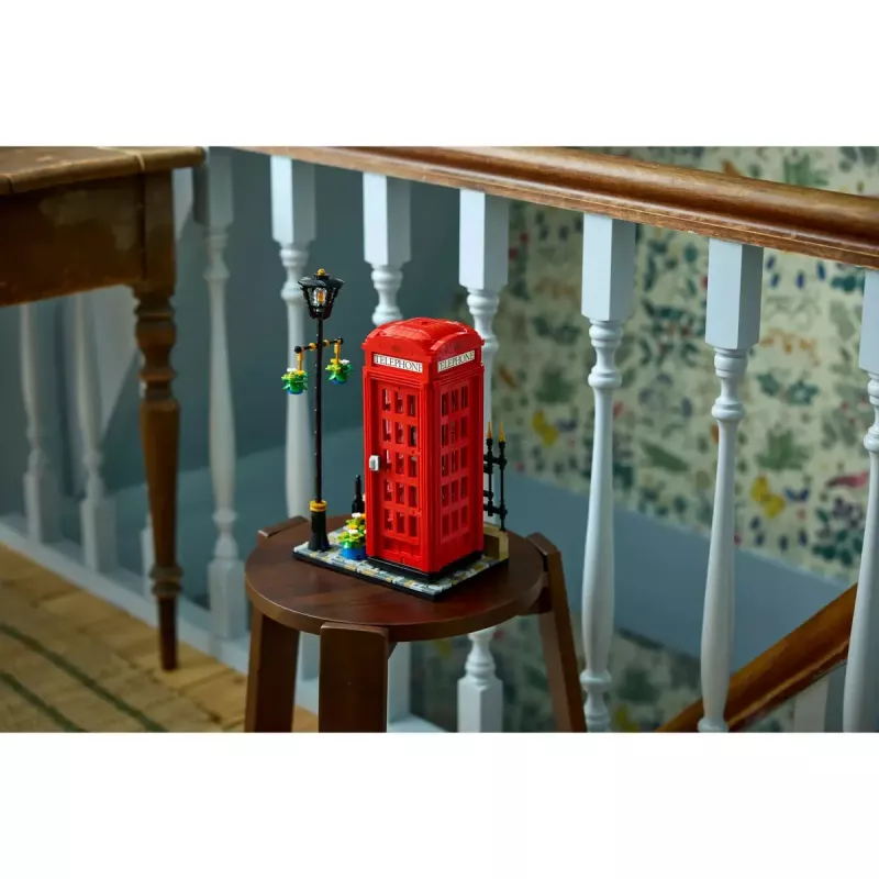 LEGO Red London Telephone Box 21347 ehituskomplekt – modulaarne kollektsioneeritav komplekt, 1460 tk, 18+