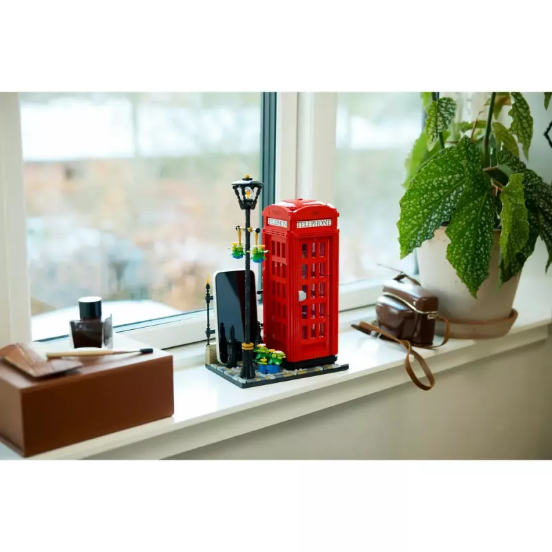 LEGO Red London Telephone Box 21347 ehituskomplekt – modulaarne kollektsioneeritav komplekt, 1460 tk, 18+