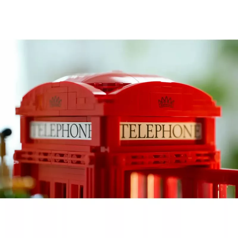 LEGO Red London Telephone Box 21347 ehituskomplekt – modulaarne kollektsioneeritav komplekt, 1460 tk, 18+