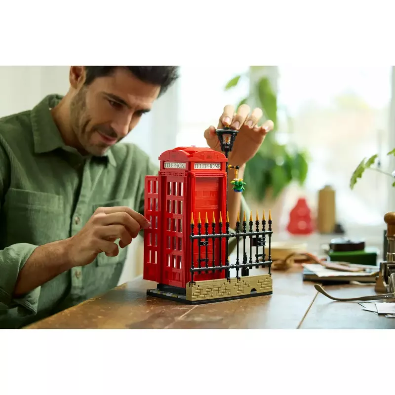 LEGO Red London Telephone Box 21347 ehituskomplekt – modulaarne kollektsioneeritav komplekt, 1460 tk, 18+