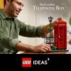 LEGO Red London Telephone Box 21347 ehituskomplekt – modulaarne kollektsioneeritav komplekt, 1460 tk, 18+