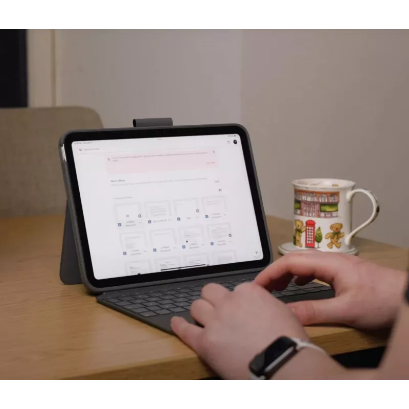 LOGITECH Combo Touch for iPad (10th gen) - Oxford hall - German Qwertz