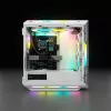 CORSAIR Mid-tower ATX arvutikorpus - Icue 5000t - RGB karastatud klaas - valge