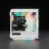 CORSAIR Mid-tower ATX arvutikorpus - Icue 5000t - RGB karastatud klaas - valge