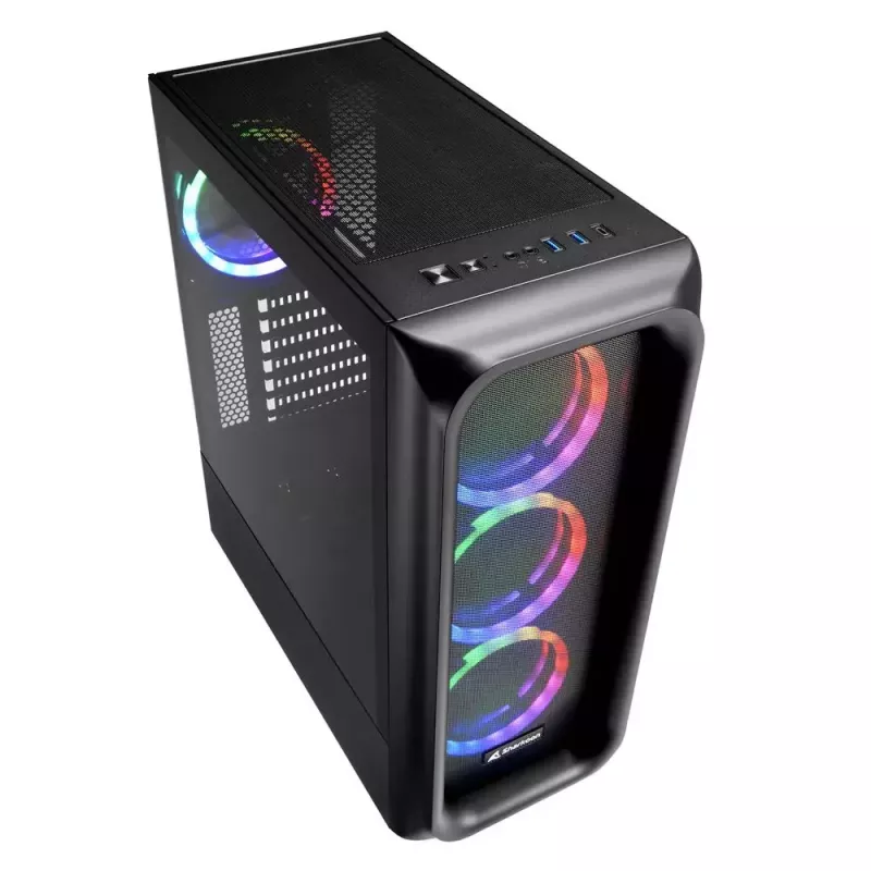 PC Case Sharkoon TK5M RGB ATX Desktop Must