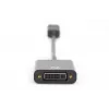 DIGITUS ASSMANN DisplayPort adapterkaabel, DP - DVI (24+5) M/F, 15 cm lukustusega, DP 1.2 ühilduv, CE must