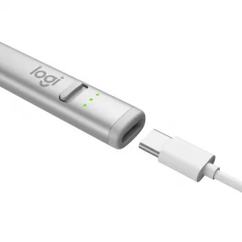 LOGITECH Crayon digitaalne pliiats USB-C hõbedane