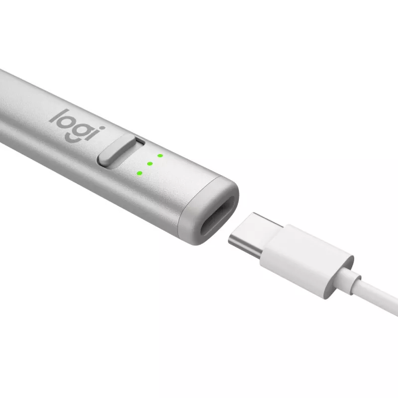 LOGITECH Crayon digitaalne pliiats USB-C hõbedane