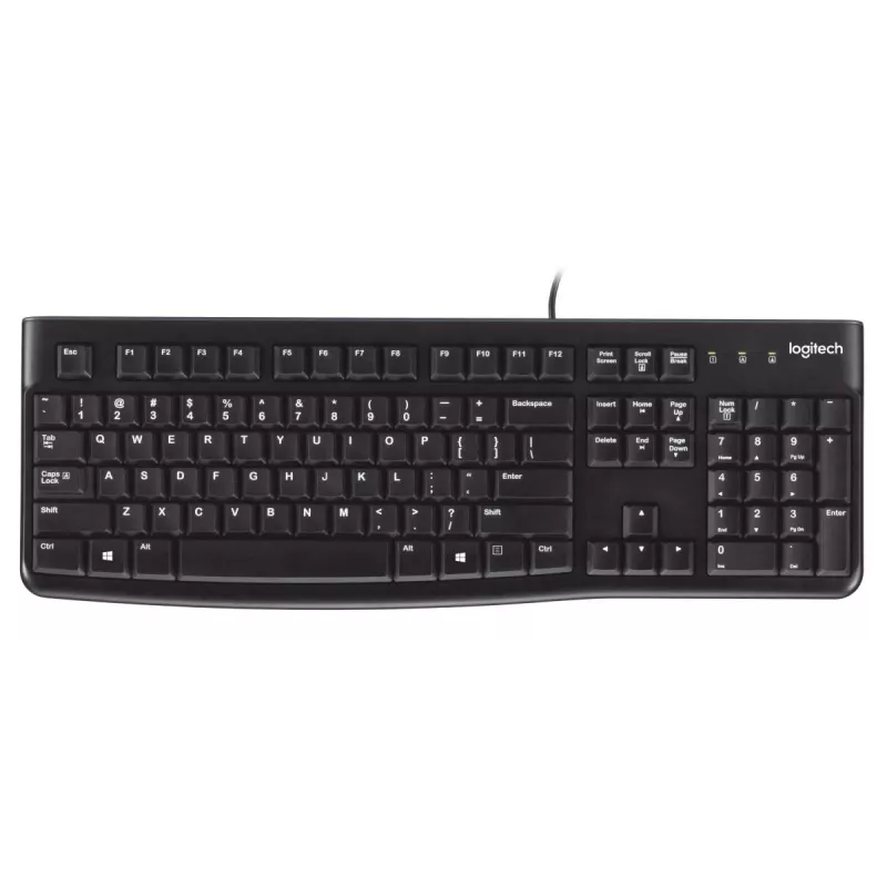 LOGITECH klaviatuur K120 - Qwerty US/Int'l