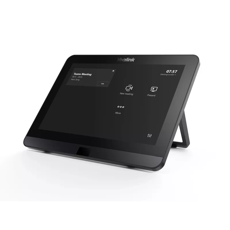 Yealink MTouch E2, Yealink, Must, Hall, 20,3 cm (8 tolli), 1280 x 800 pikslit, 202 mm, 151 mm