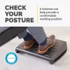 Fellowes Breyta jalatugi – ergonoomiline jalatugi tekstuuriga pinnaga – kontorisse ja koju – must