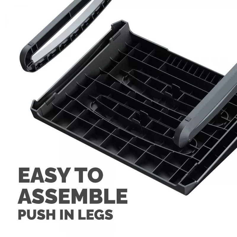 Fellowes Breyta jalatugi – ergonoomiline jalatugi tekstuuriga pinnaga – kontorisse ja koju – must