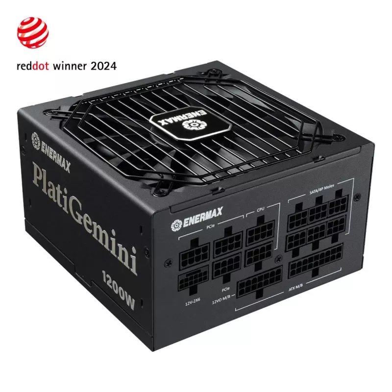 ENERMAX Platigemini 1200 W 80 Plus Platinum täielikult modulaarne ATX 3.1 ja ATX12vo toiteplokk