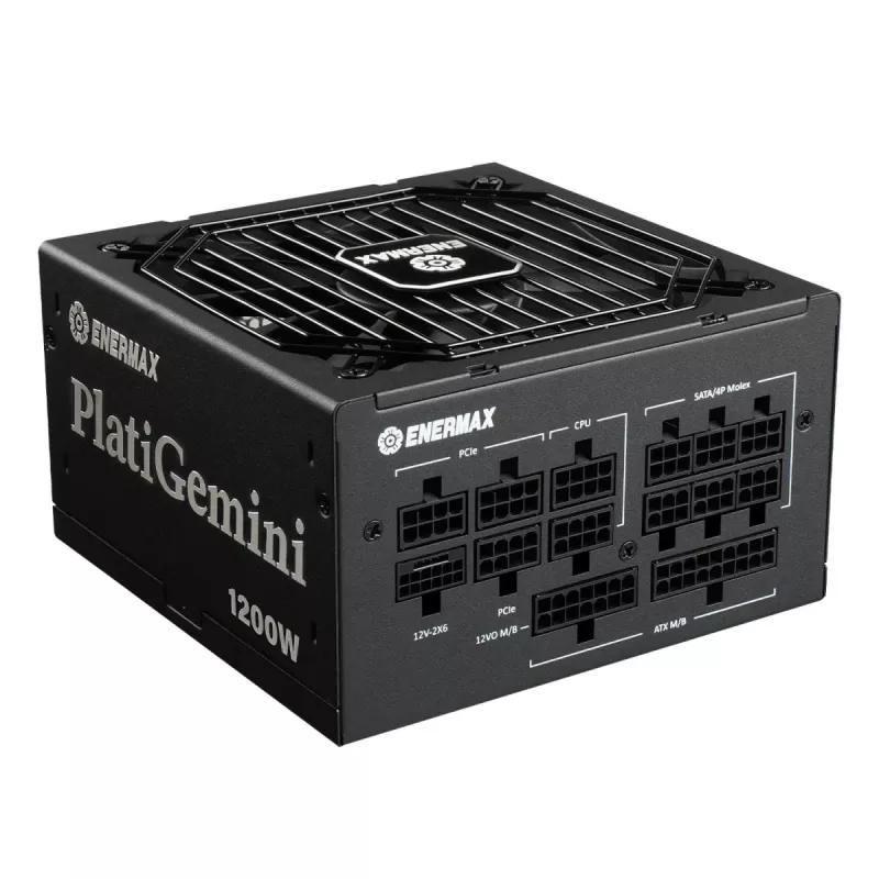 ENERMAX Platigemini 1200 W 80 Plus Platinum täielikult modulaarne ATX 3.1 ja ATX12vo toiteplokk