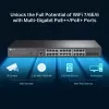 TP-Link Omada 24-portine 2.5GBASE-T ja 4-portine 10GE SFP+ L2+ hallatav kommutaator 16 PoE+ ja 8 PoE++ pordiga