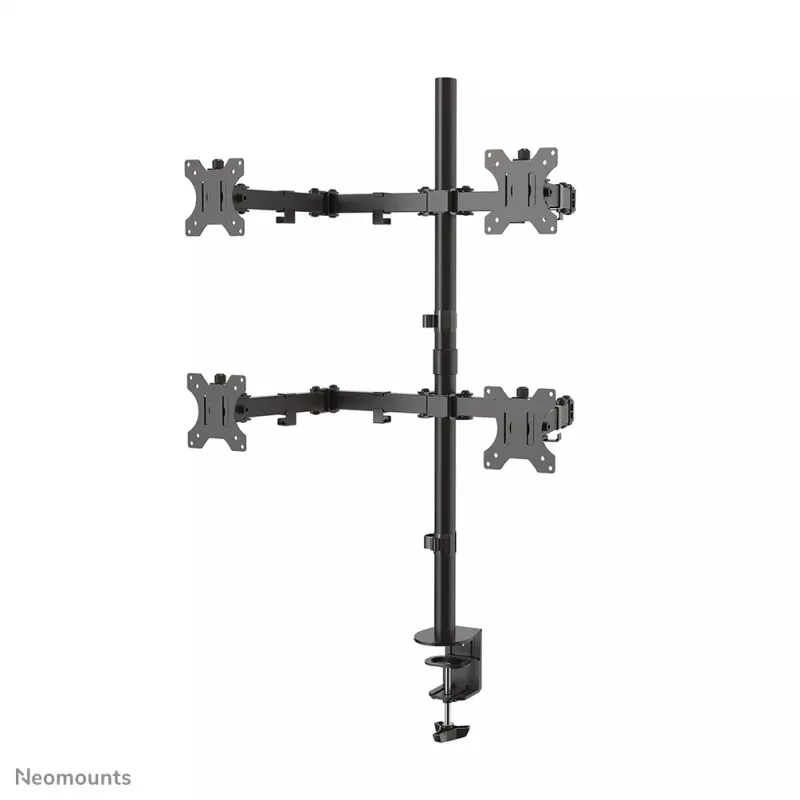 Neomounts FPMA-D550D4Must monitorivars 13-32 tolli, klamber/läbiv kolb, 6 kg, 33 cm (13 tolli), 81,3 cm (32 tolli), 100 x 100 mm, must